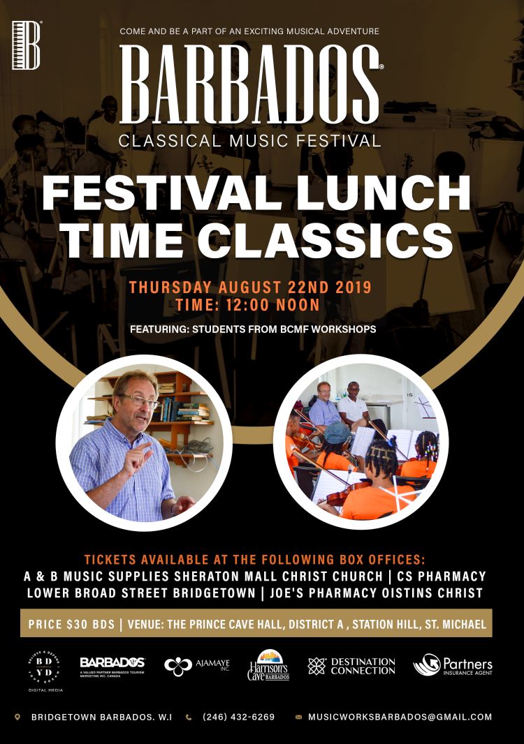 martini blu jazz festival 2023 lineup Barbados Classical Music Festival What's On In Barbados 20190819 to 20190824